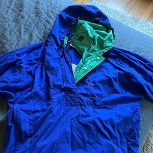 Vintage Moving Comfort Windbreaker Men’s Small Blue Pullover Running Jacket